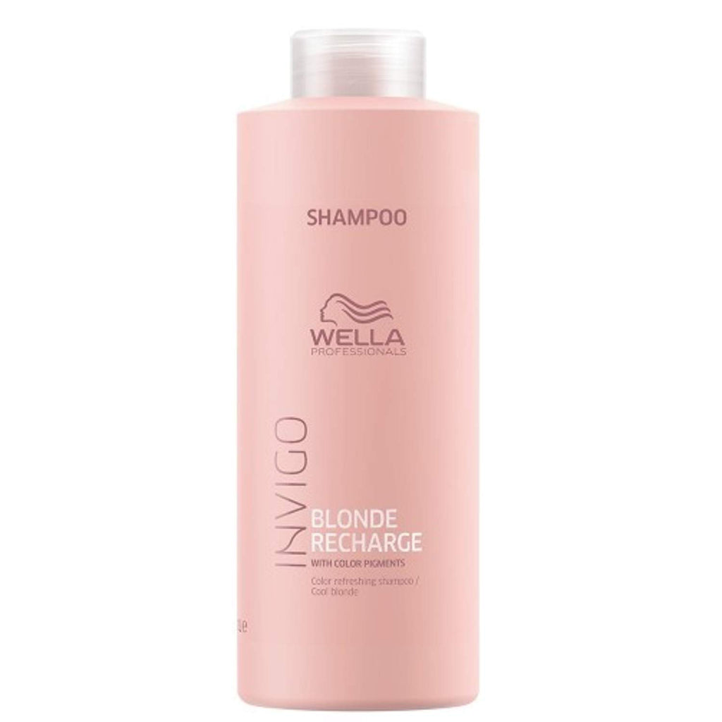 Wella INVIGO Blonde Recharge Cool Colour Refreshing Shampoo, 33.8 Fl Oz