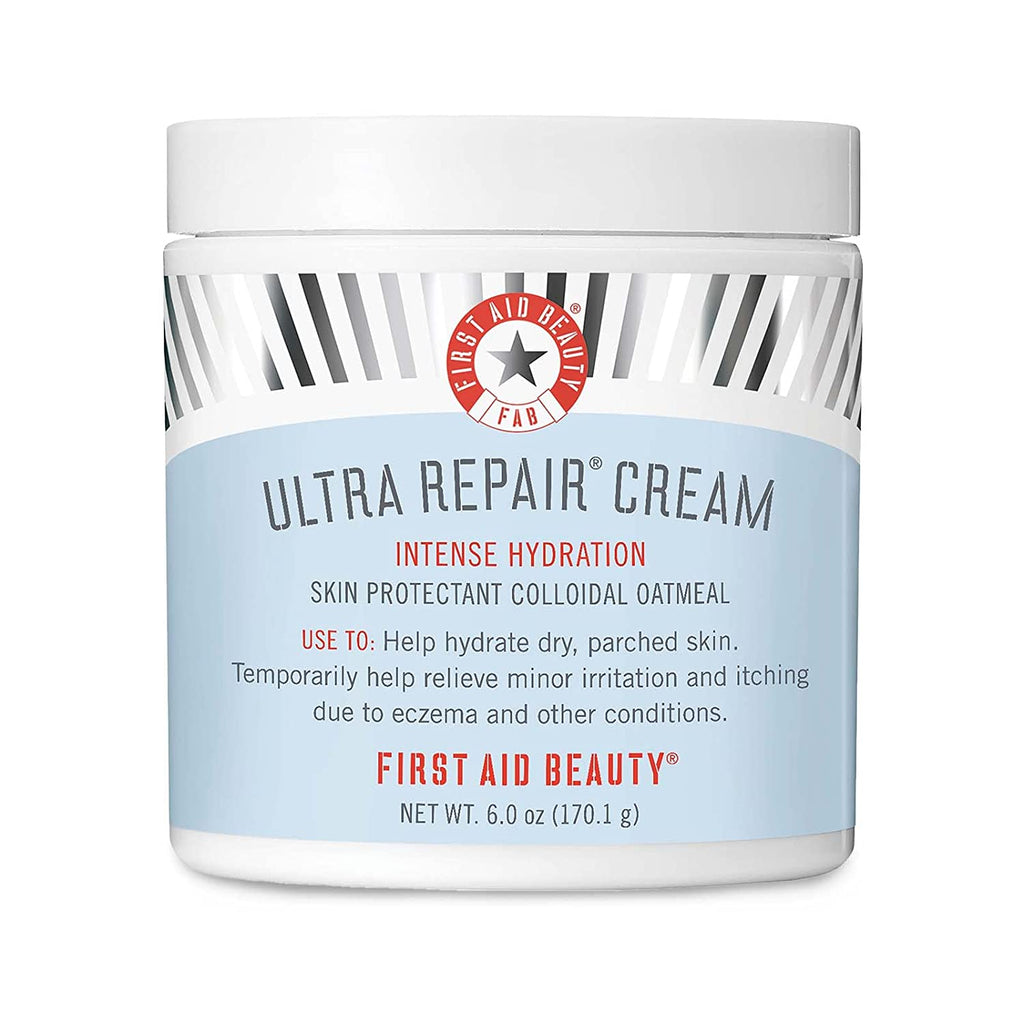 First Aid Beauty Ultra Repair Cream Intense Hydration Moisturizer for Face and Body – 6 oz.