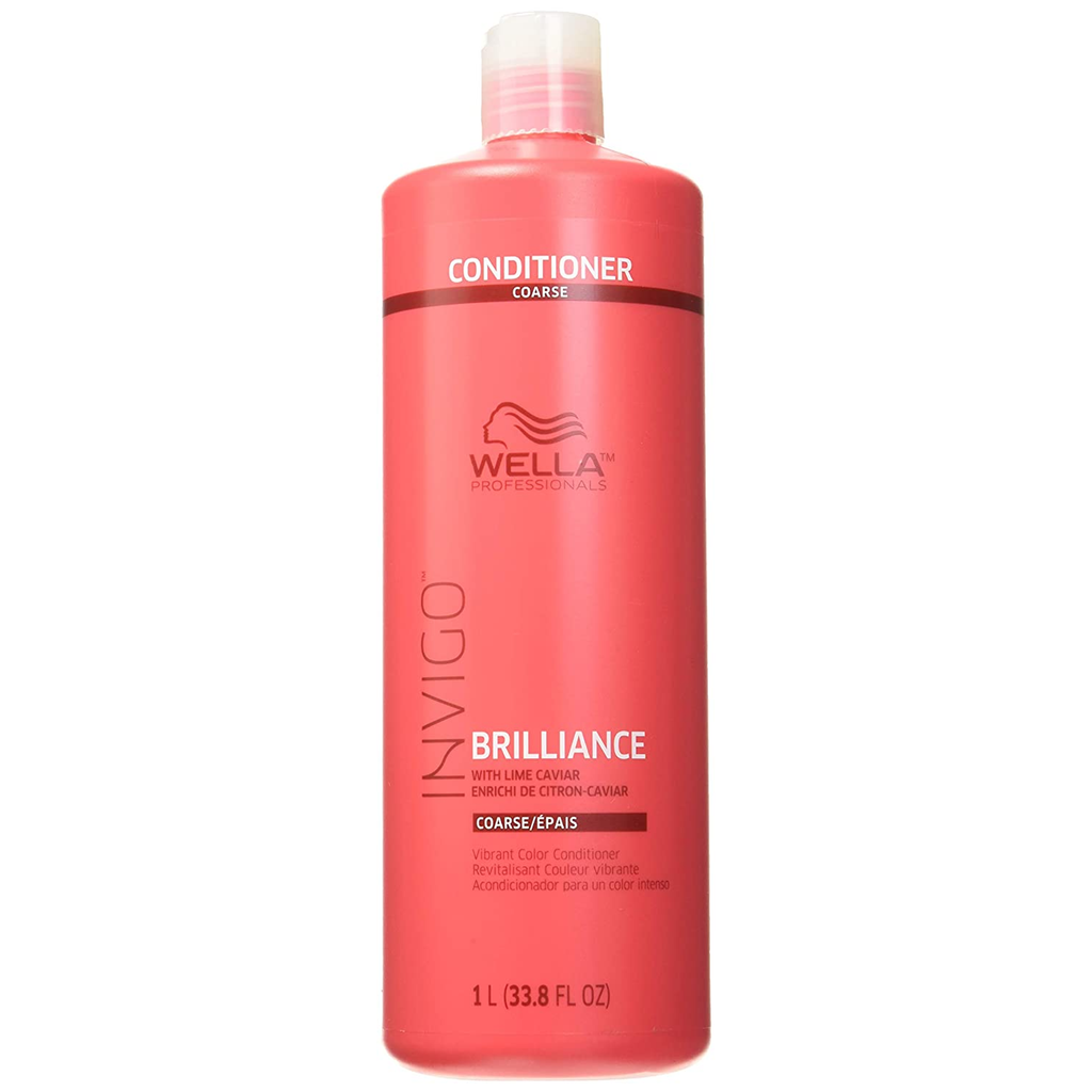 Wella Invigo Brilliance Conditioner for Coarse Hair By for Unisex - 33.8 Ounce Conditioner, 33.8 Ounce
